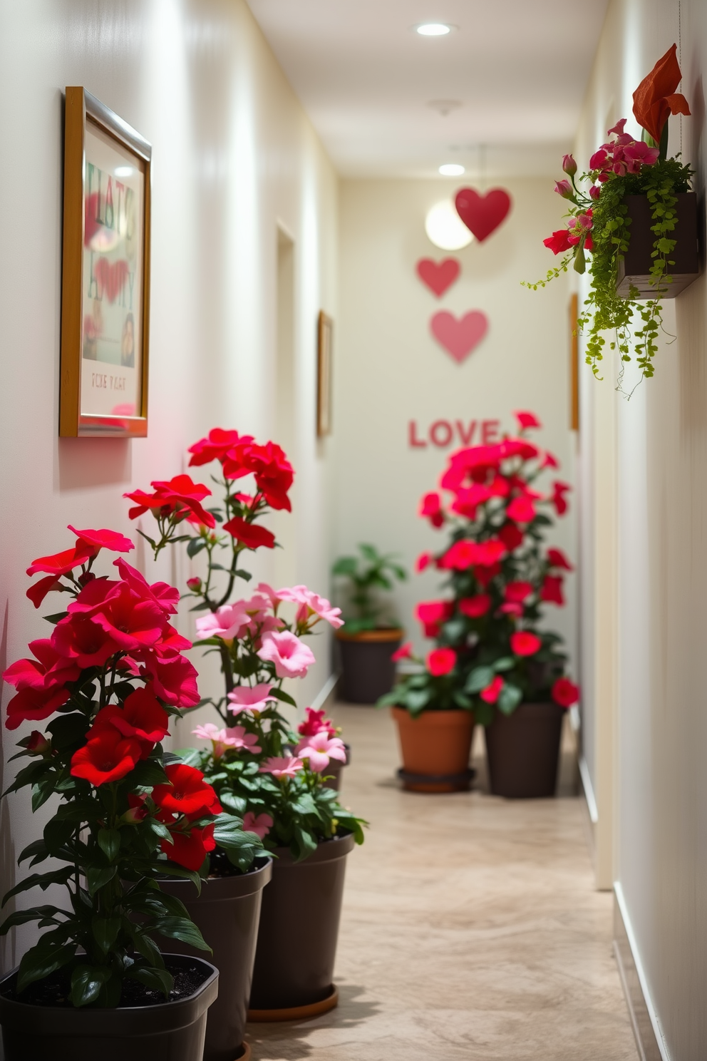 Hallway Valentines Day Decorating Ideas 25