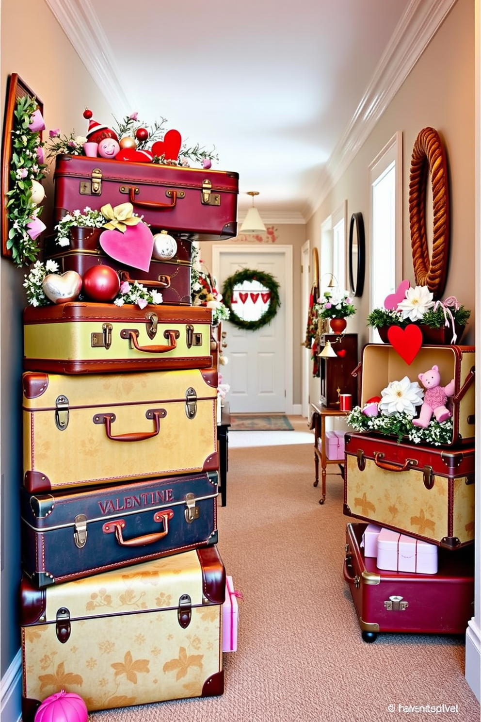 Hallway Valentines Day Decorating Ideas 29