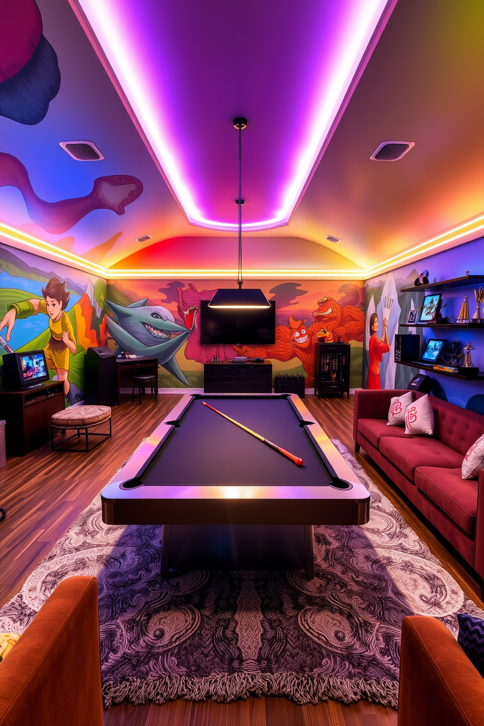 Highrise Game Room Design Ideas 14