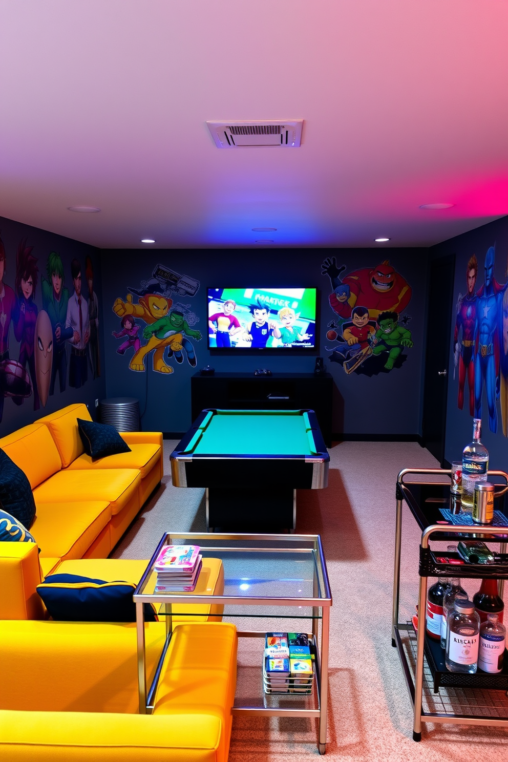 Highrise Game Room Design Ideas 25