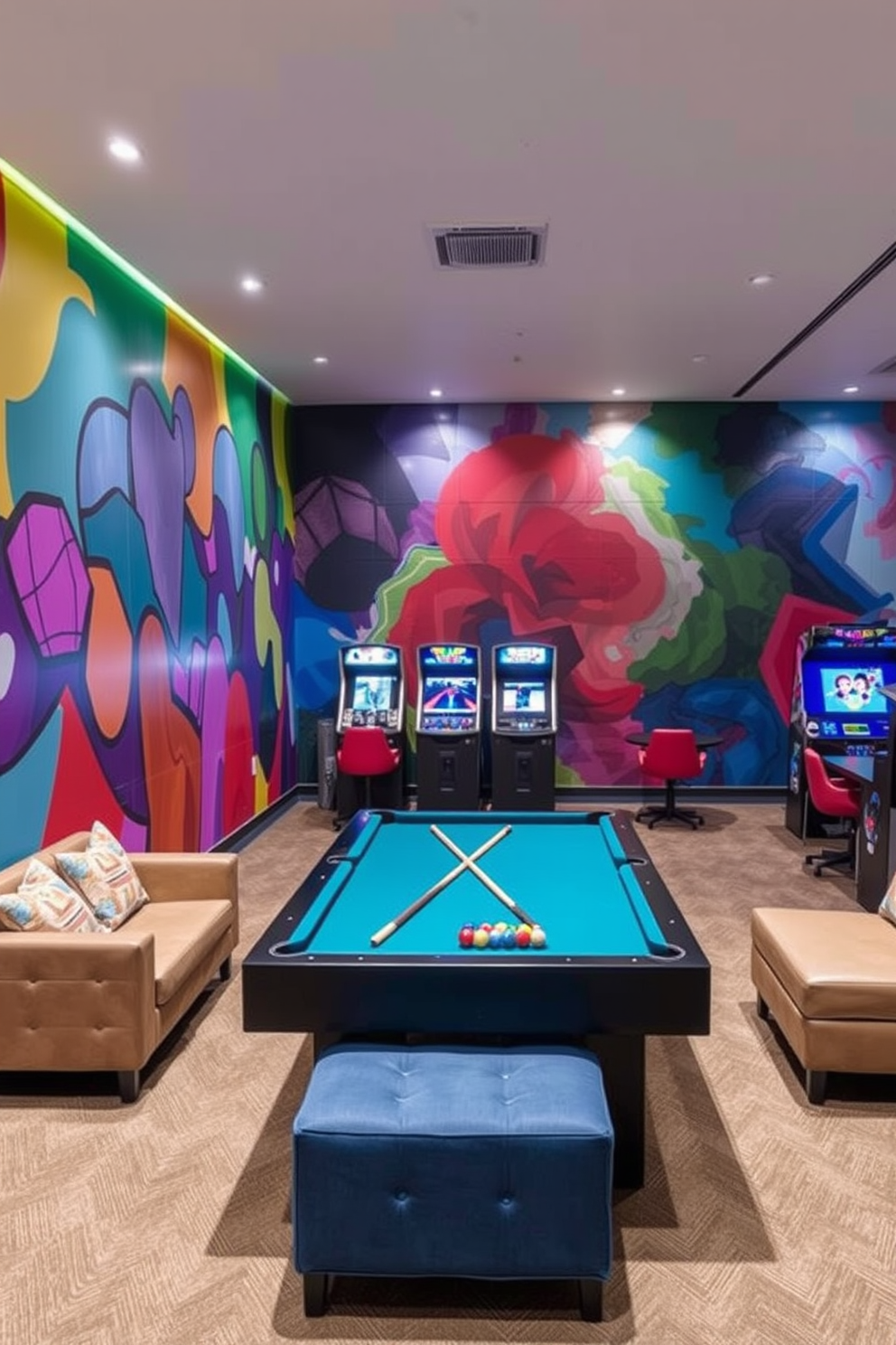 Highrise Game Room Design Ideas 29