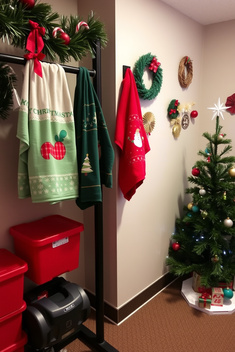 Home Gym Christmas Decorating Ideas 10