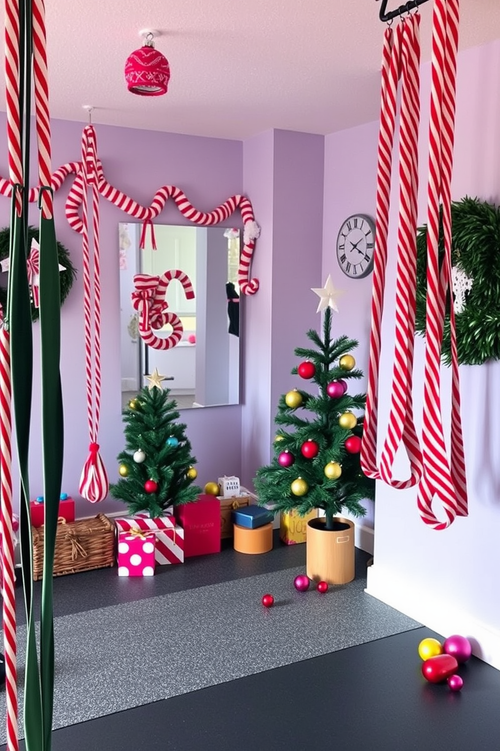 Home Gym Christmas Decorating Ideas 14