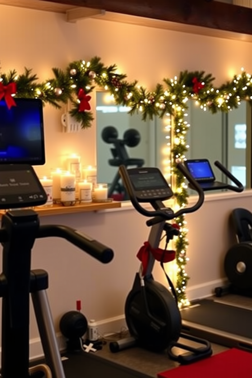 Home Gym Christmas Decorating Ideas 17