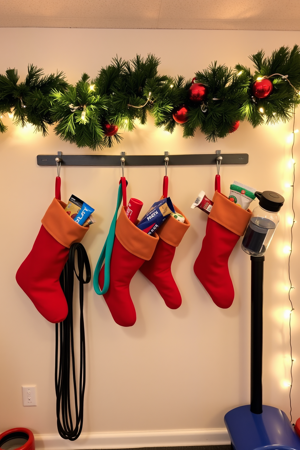 Home Gym Christmas Decorating Ideas 18