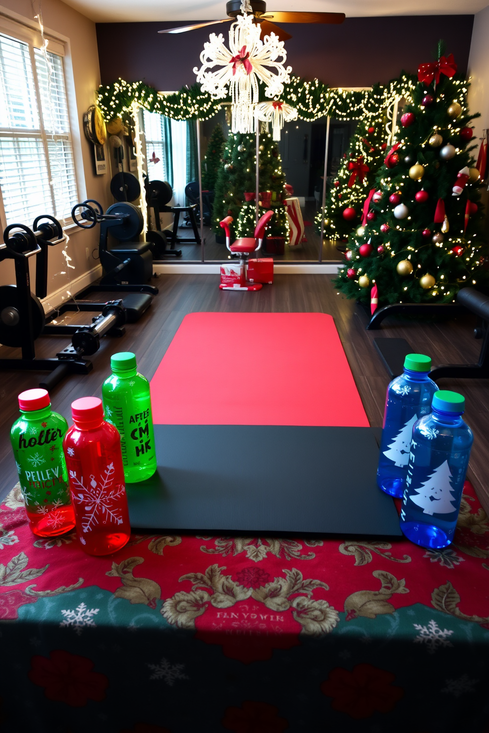 Home Gym Christmas Decorating Ideas 20