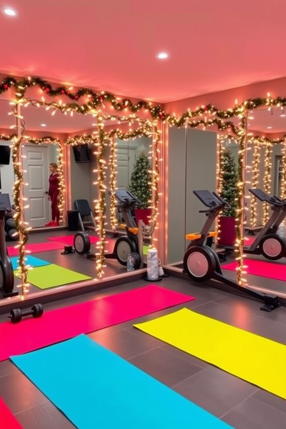 Home Gym Christmas Decorating Ideas 23