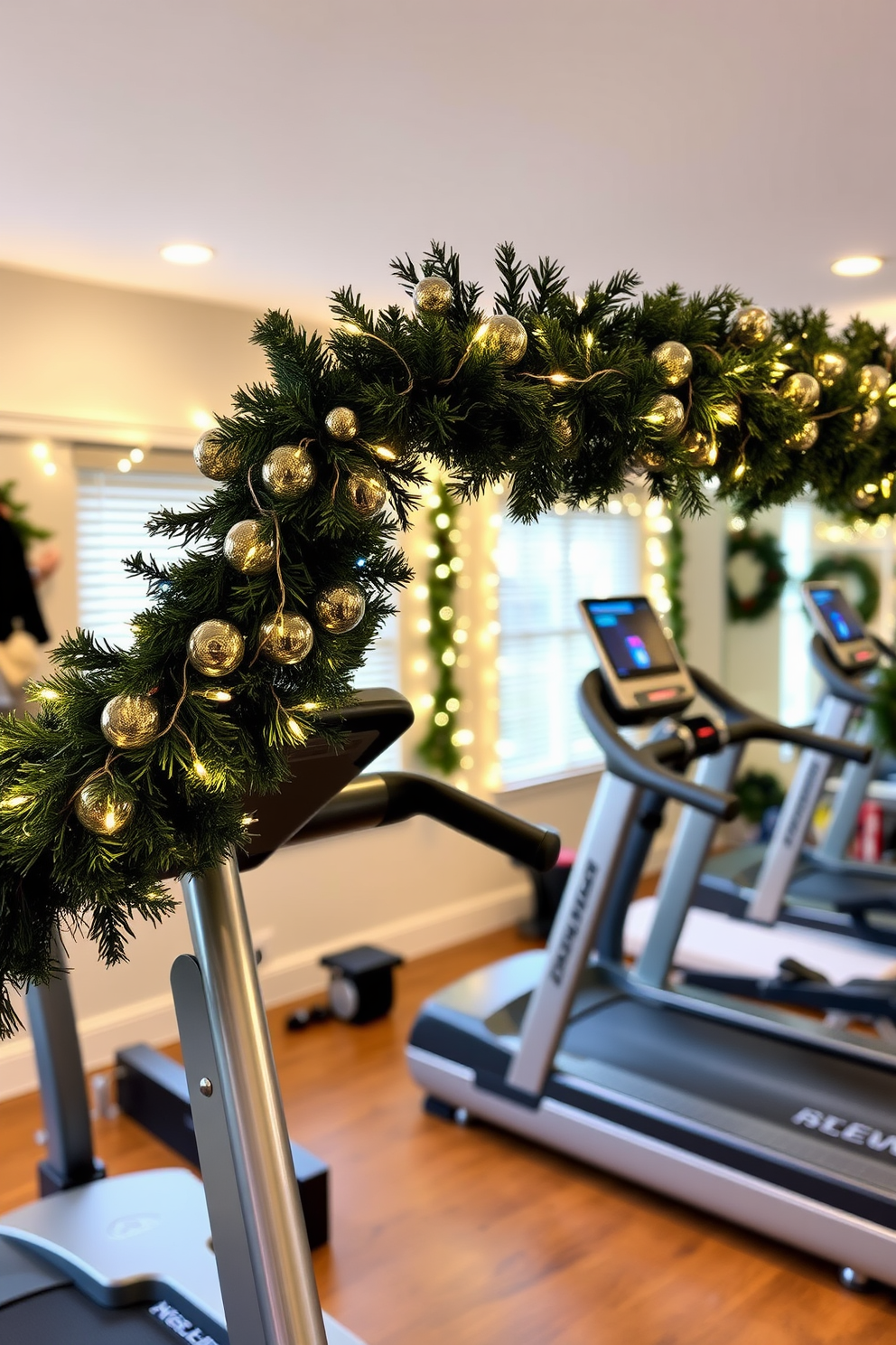 Home Gym Christmas Decorating Ideas 6