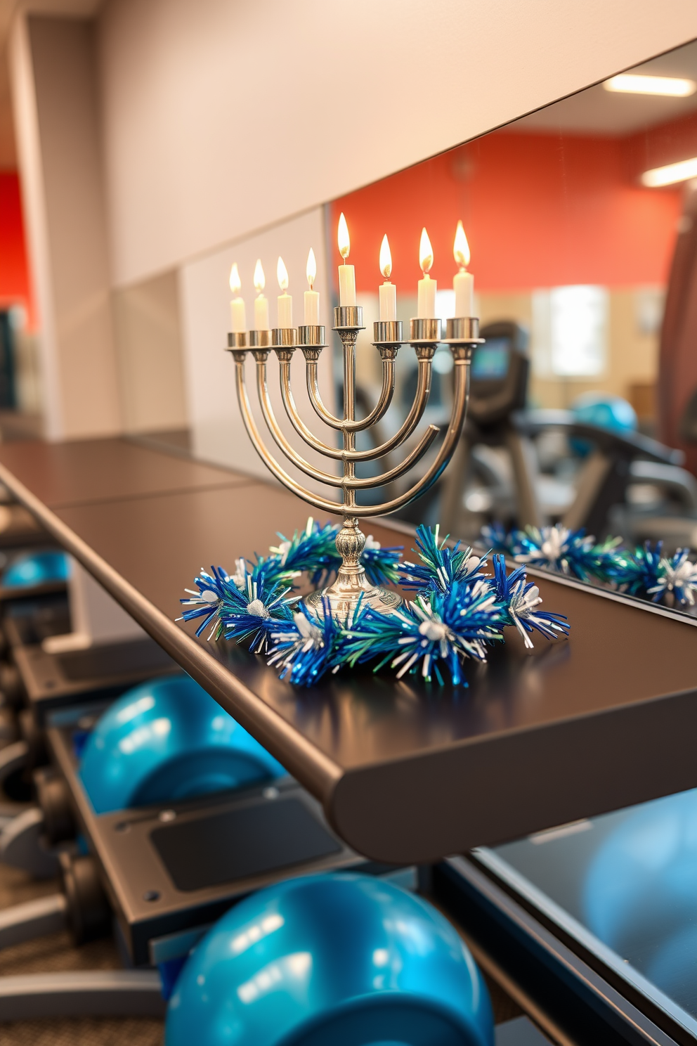 Home Gym Hanukkah Decorating Ideas 1