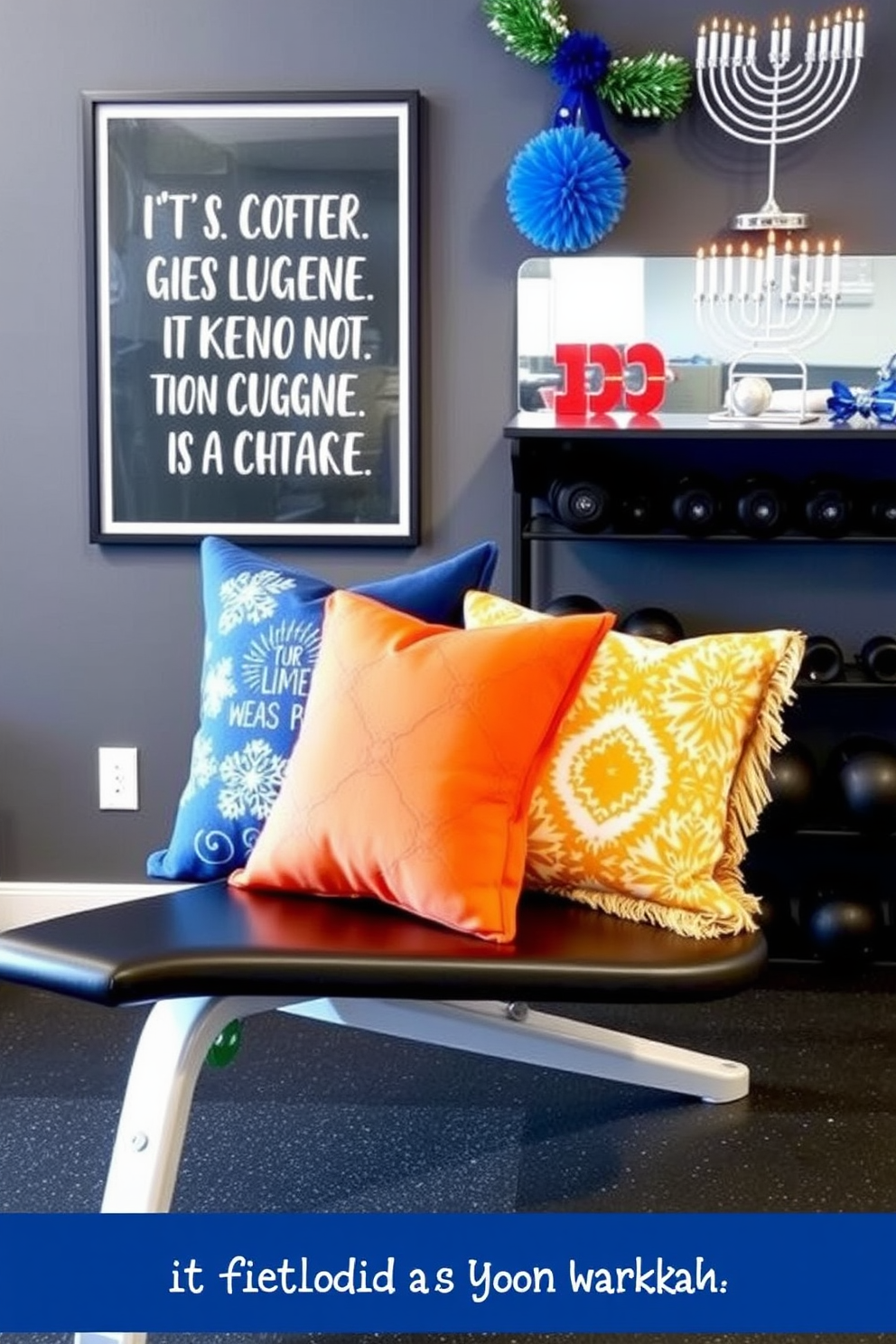 Home Gym Hanukkah Decorating Ideas 10