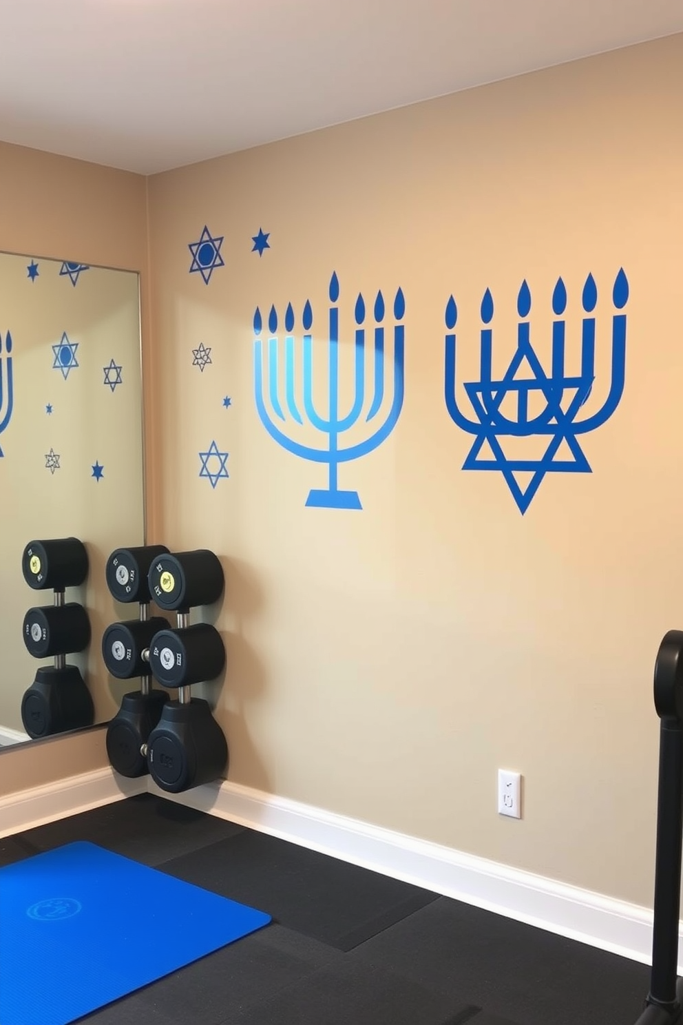 Home Gym Hanukkah Decorating Ideas 12