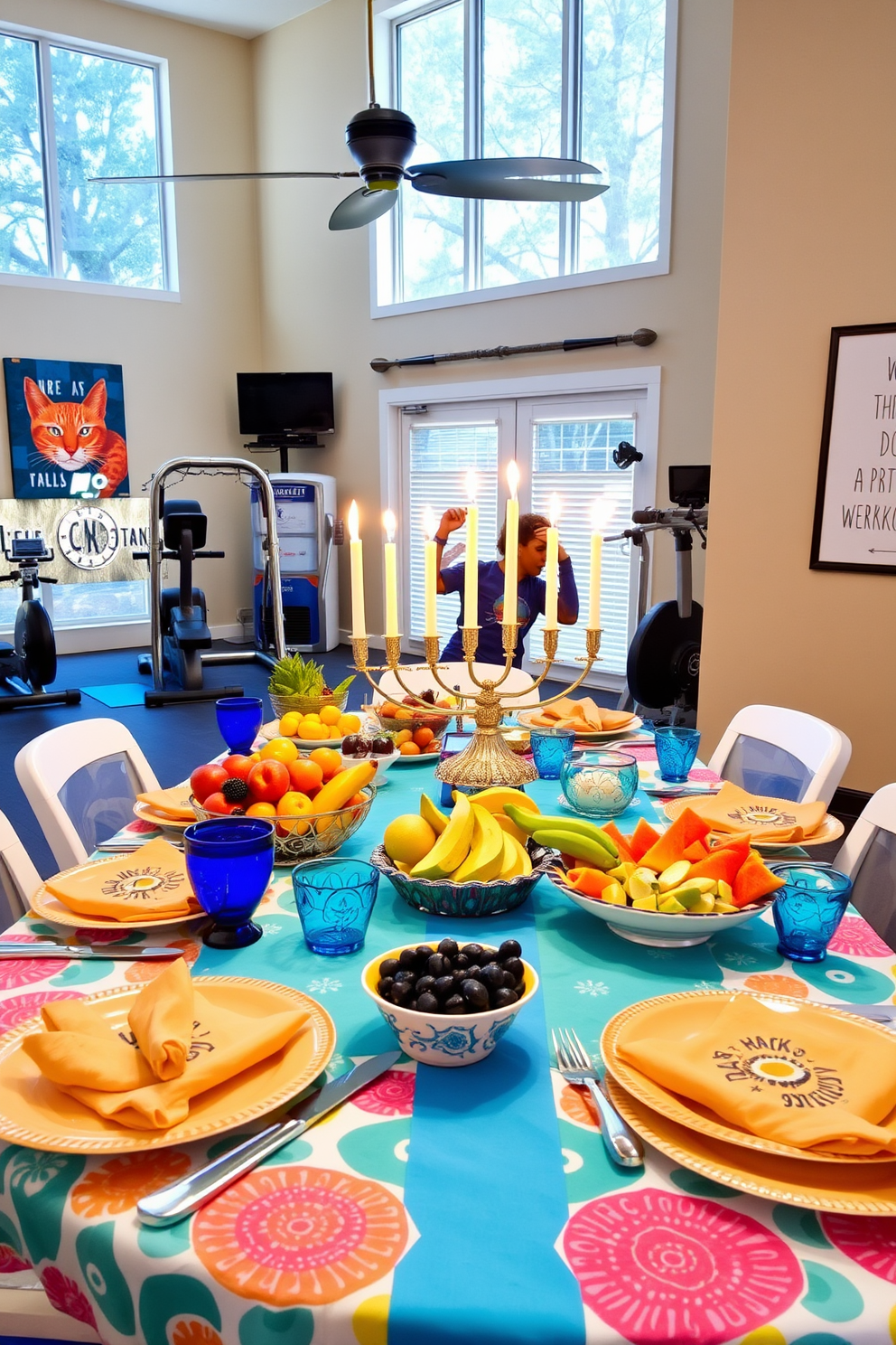 Home Gym Hanukkah Decorating Ideas 18