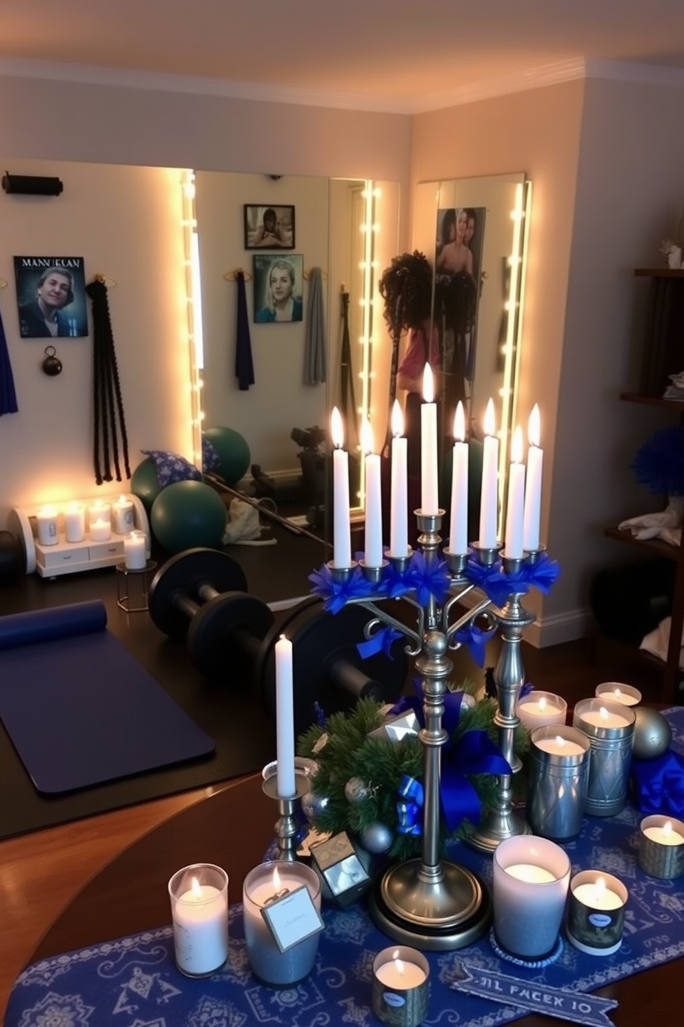 Home Gym Hanukkah Decorating Ideas 19