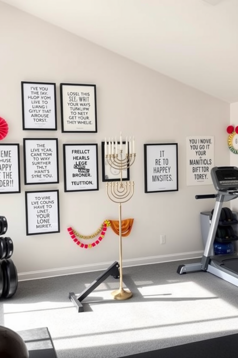 Home Gym Hanukkah Decorating Ideas 22