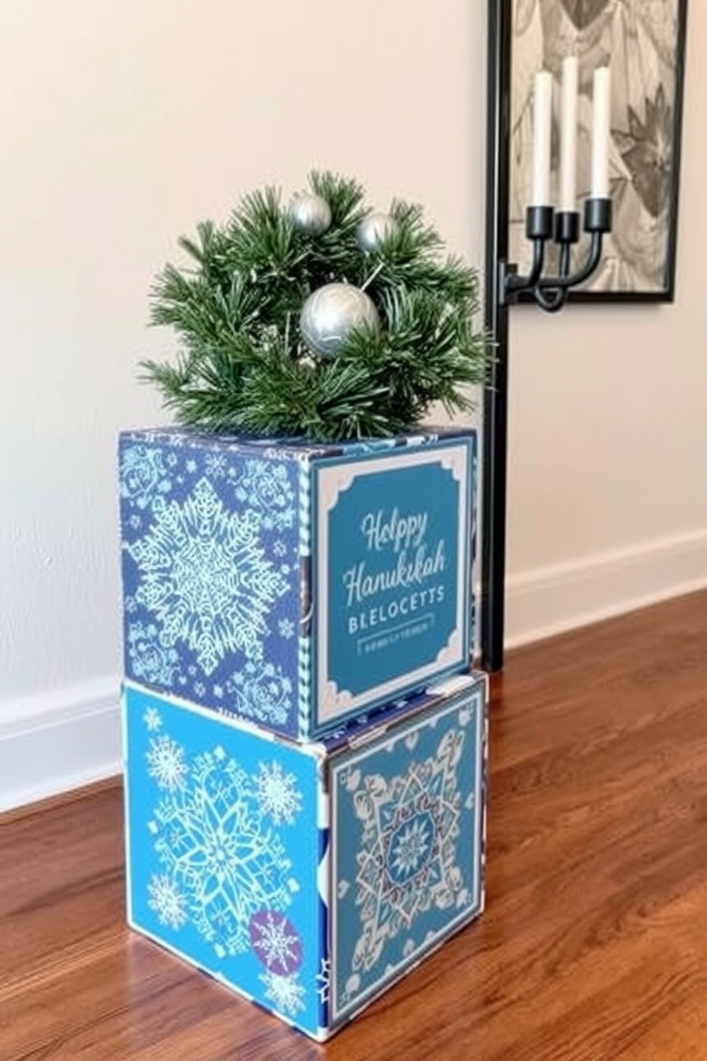 Home Gym Hanukkah Decorating Ideas 24