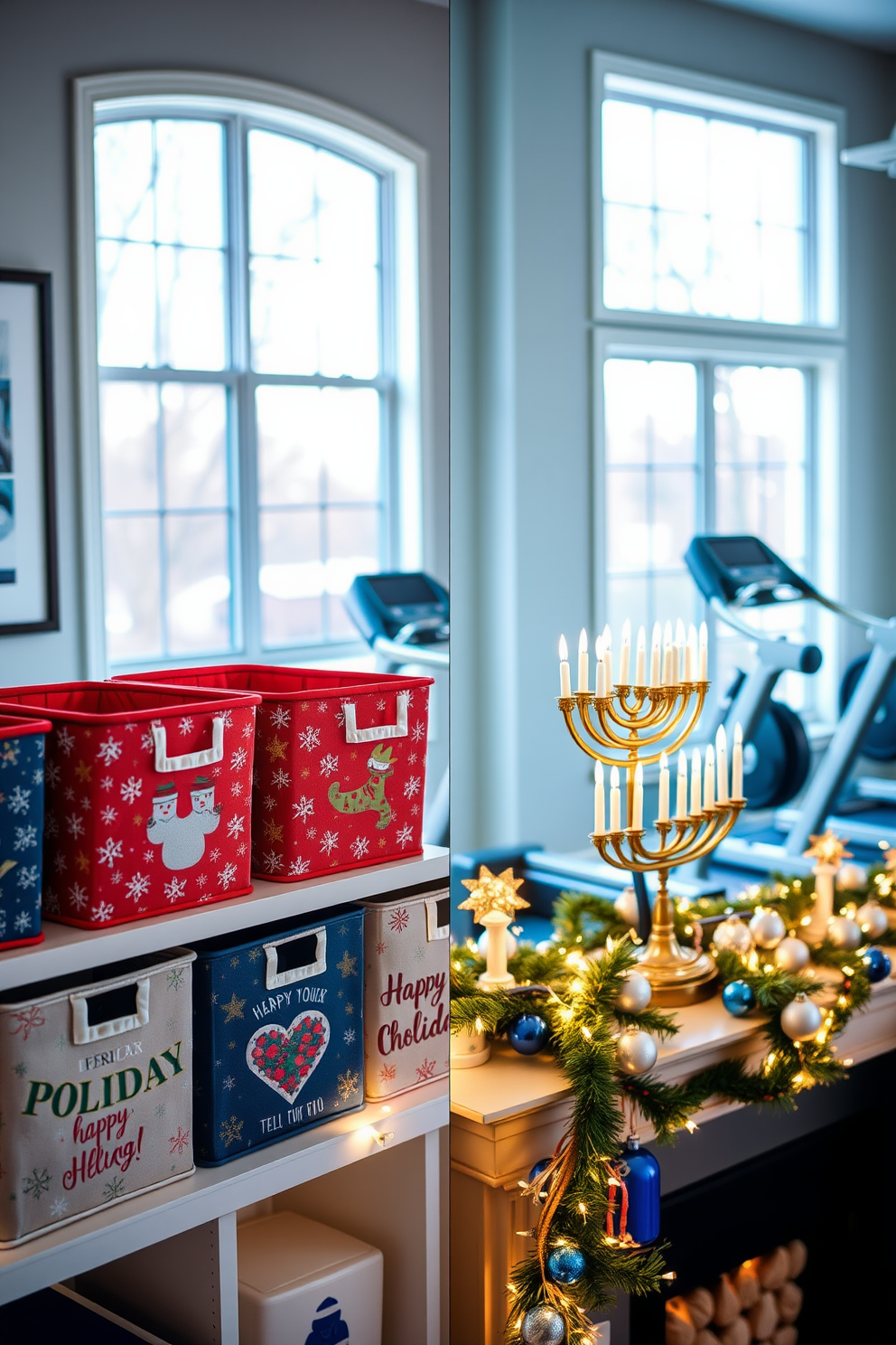 Home Gym Hanukkah Decorating Ideas 27