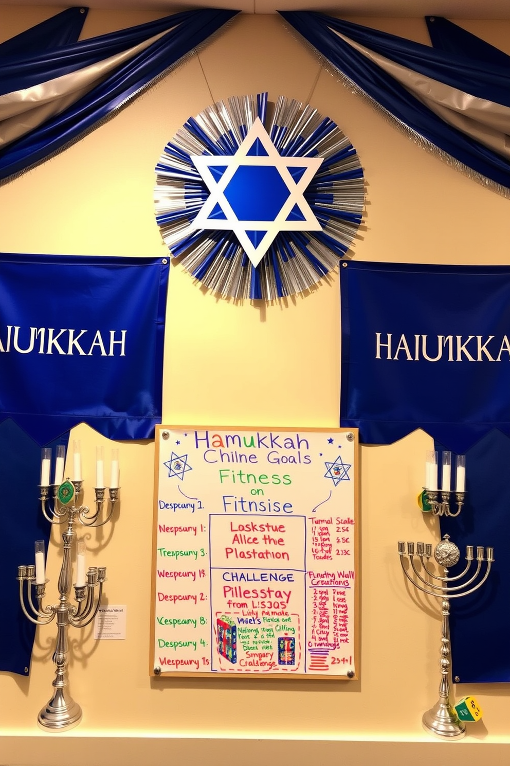 Home Gym Hanukkah Decorating Ideas 28