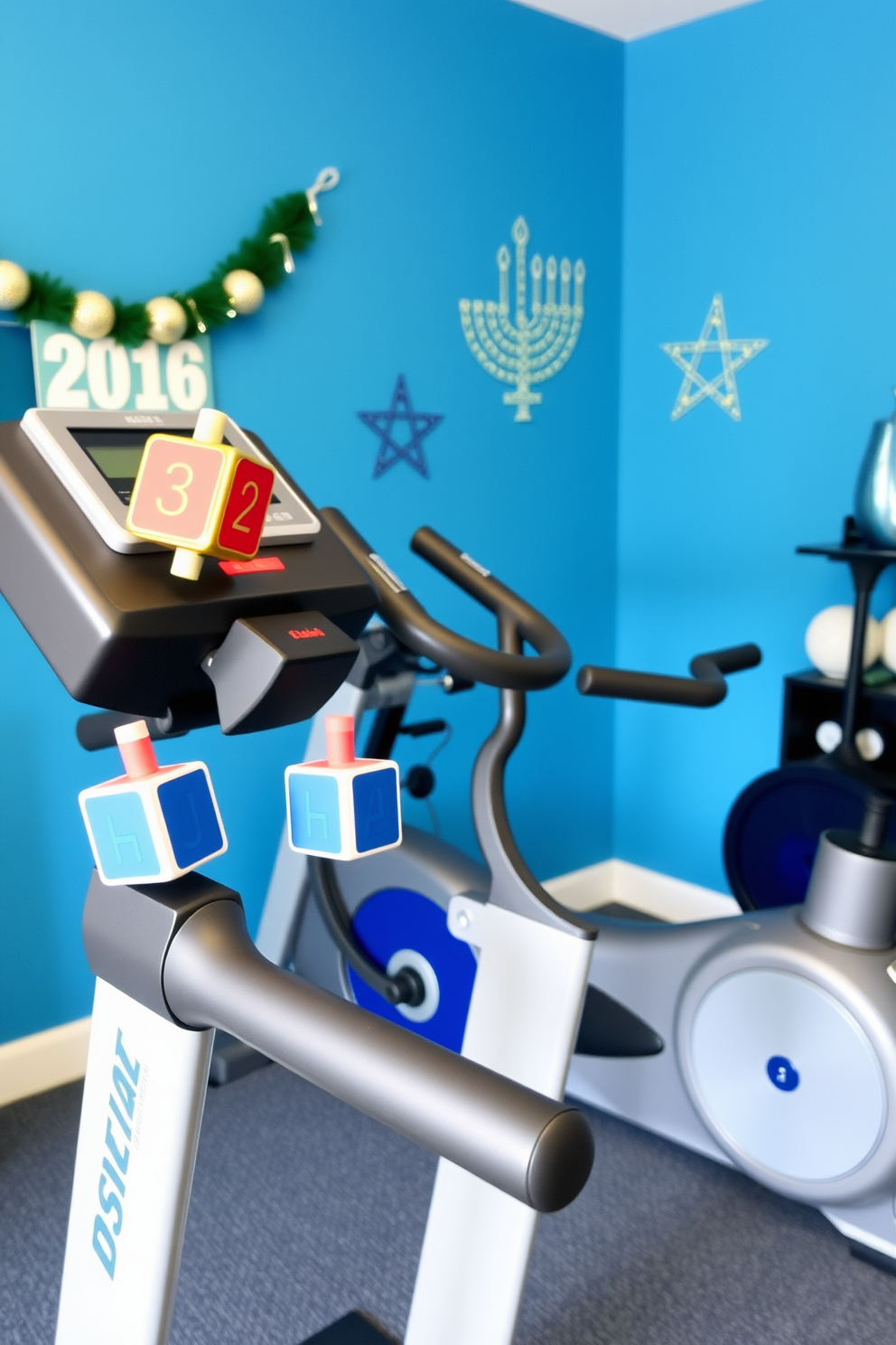 Home Gym Hanukkah Decorating Ideas 4