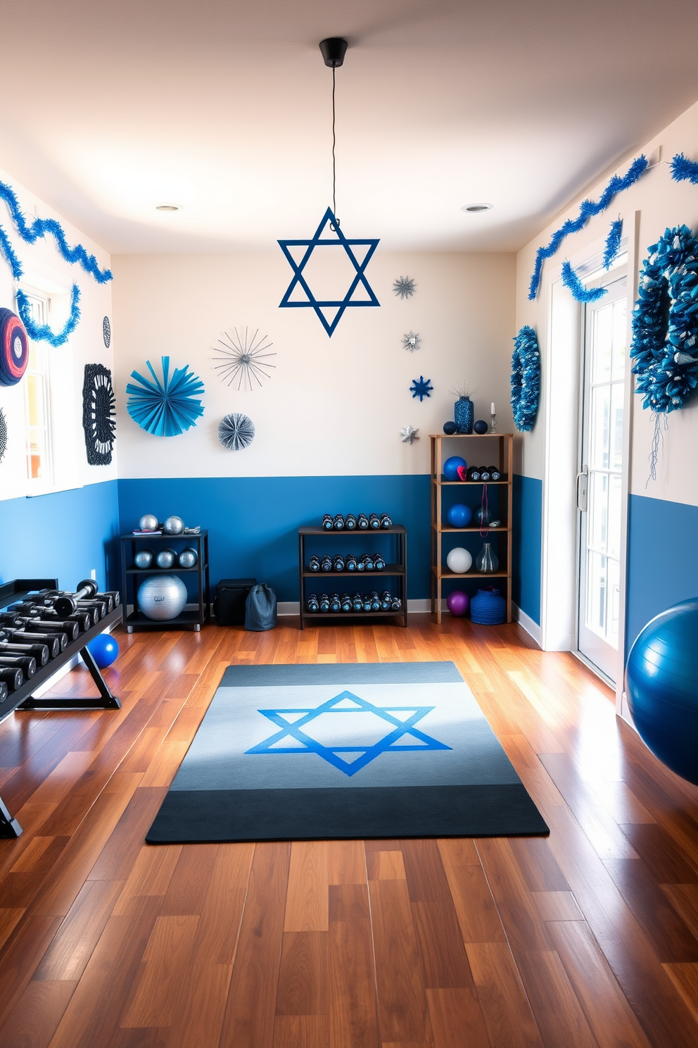 Home Gym Hanukkah Decorating Ideas 5