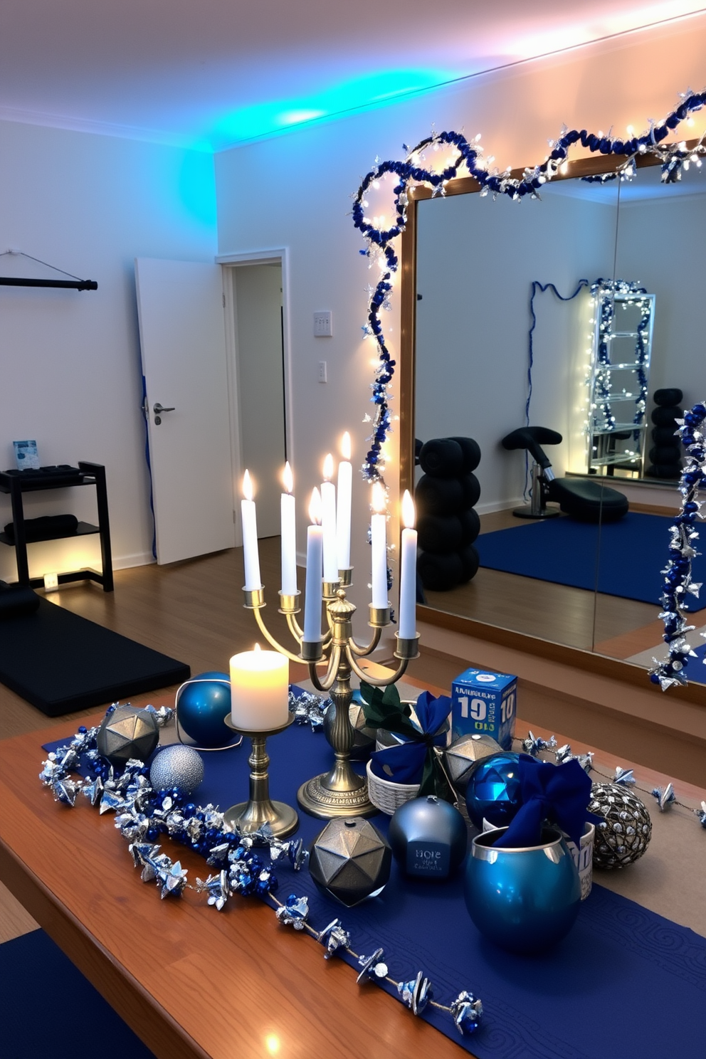 Home Gym Hanukkah Decorating Ideas 6