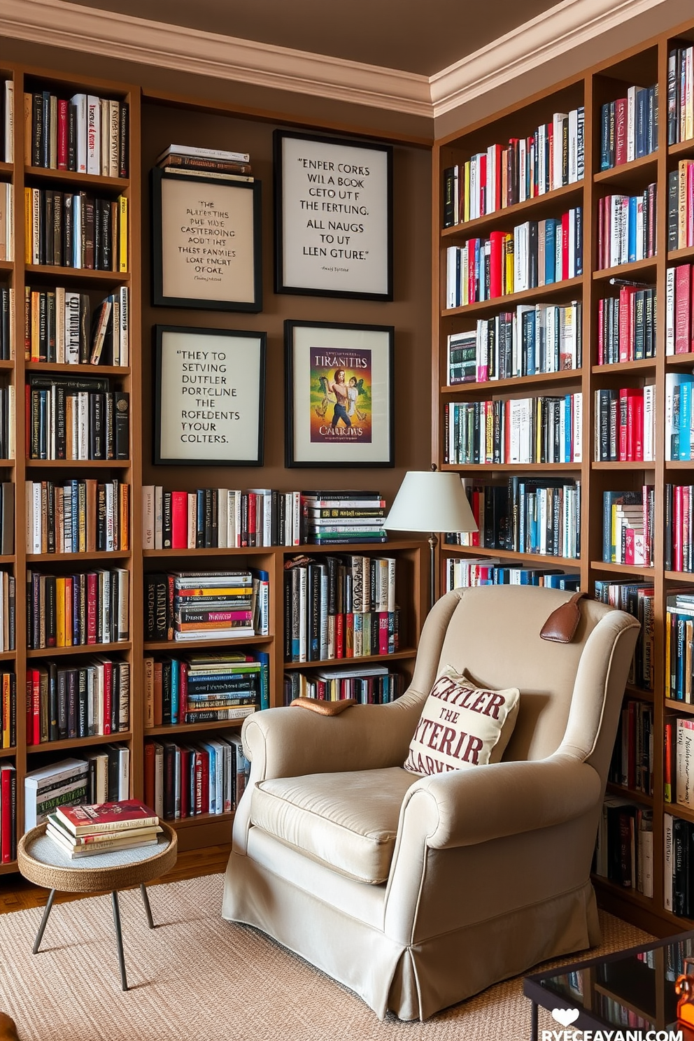 Home Library Design Ideas 15