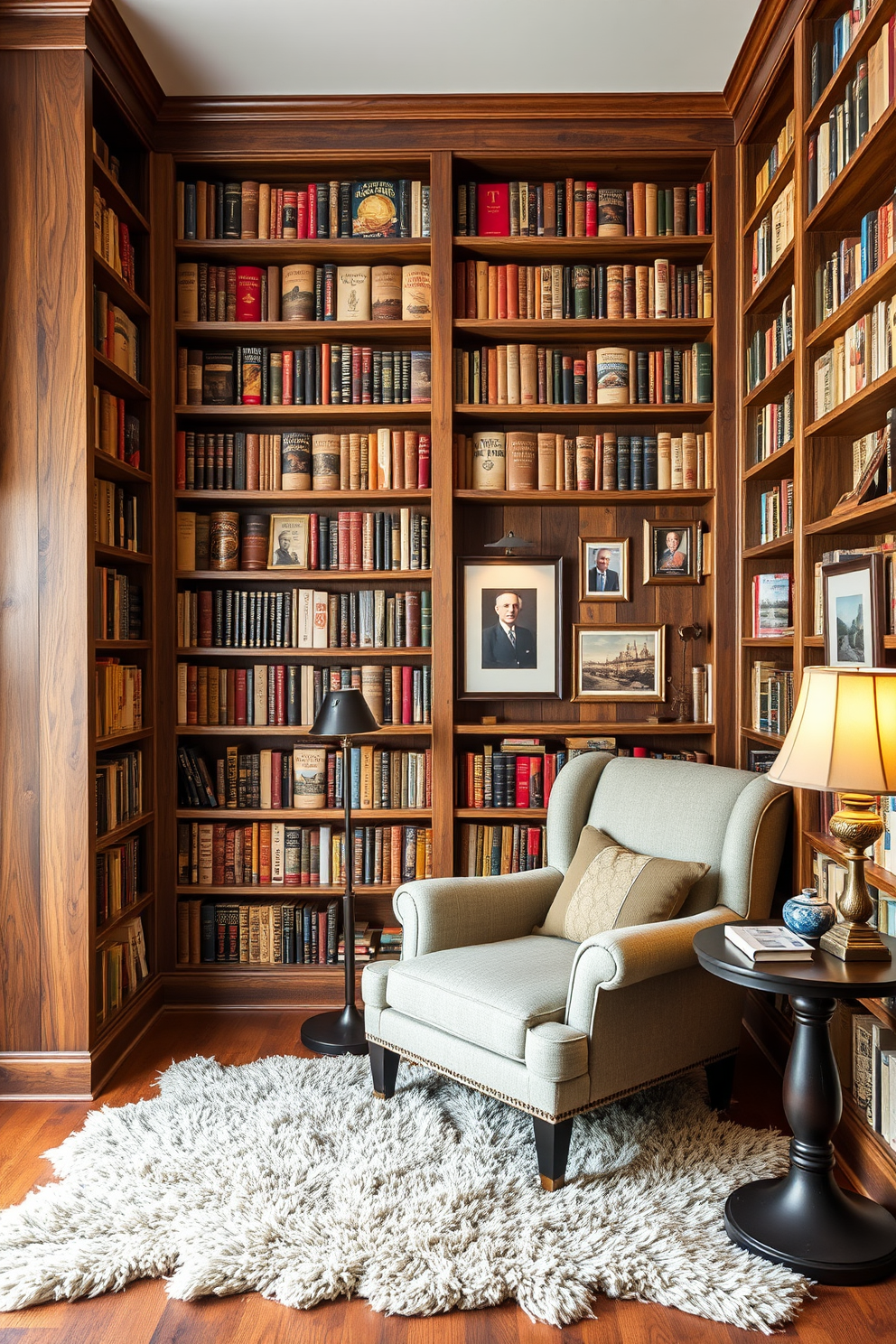 Home Library Design Ideas 21