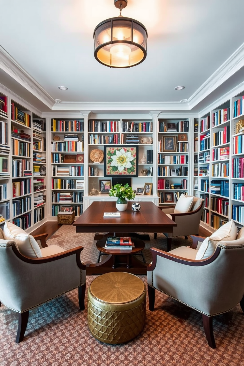 Home Library Design Ideas 26