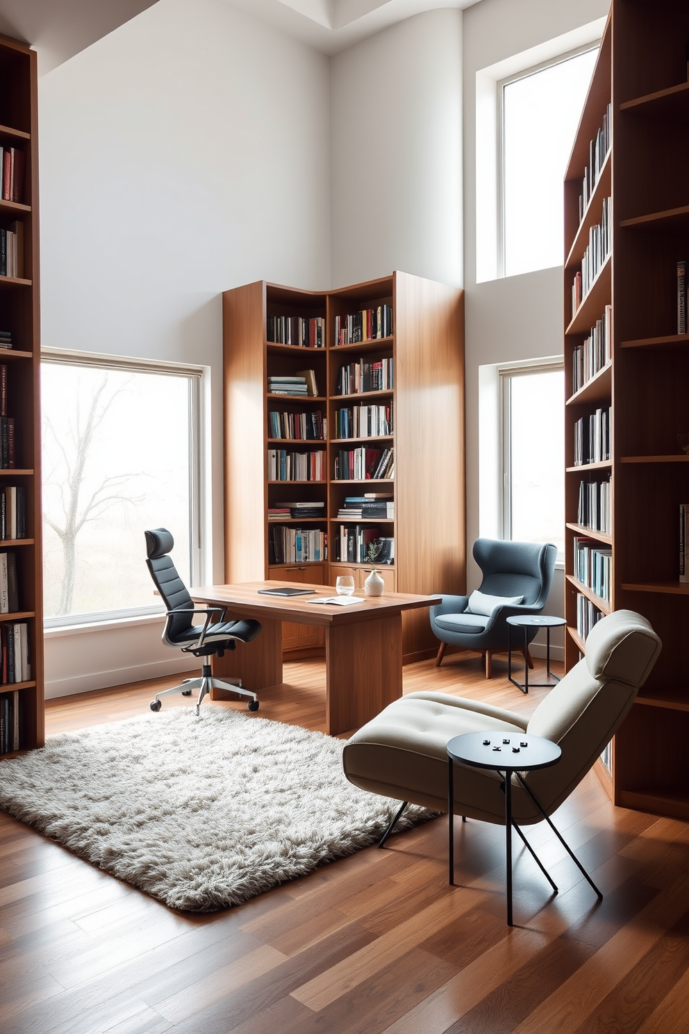 Home Library Study Design Ideas 19