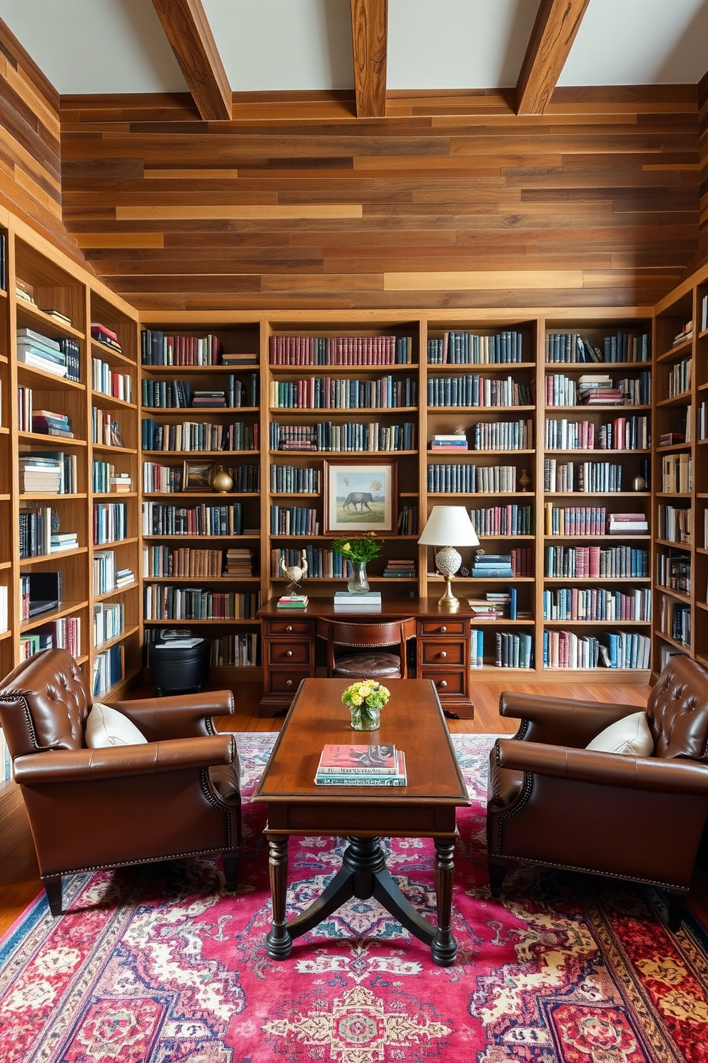 Home Library Study Design Ideas 20