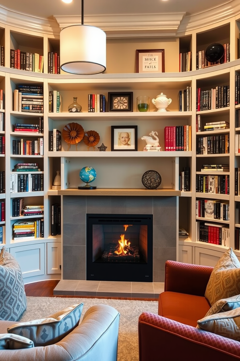 Home Library Study Design Ideas 7