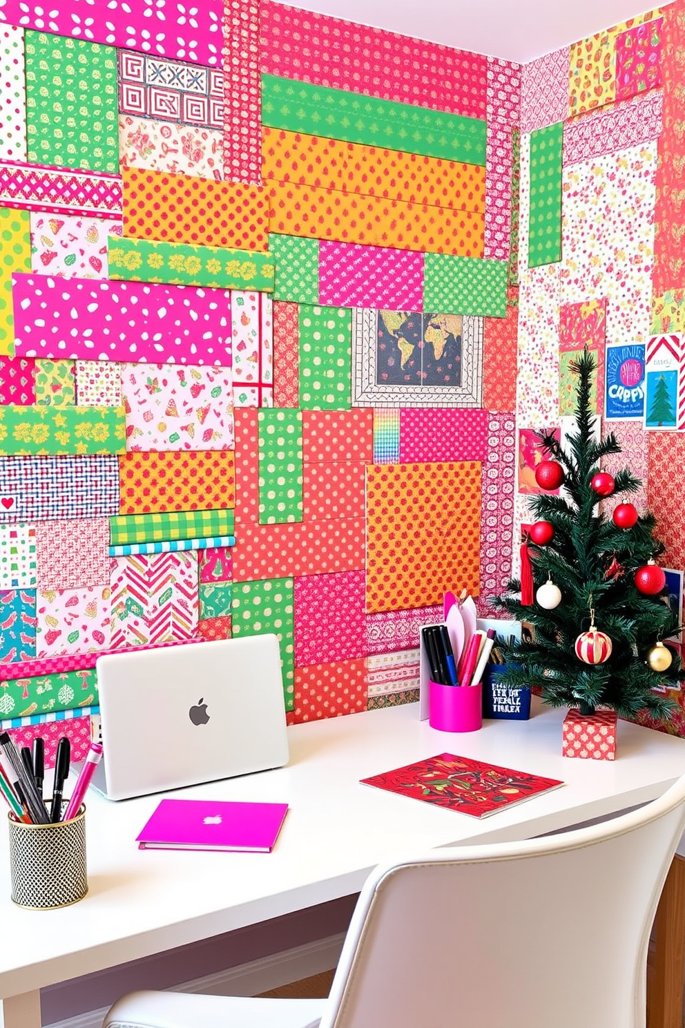 Home Office Christmas Decorating Ideas 16