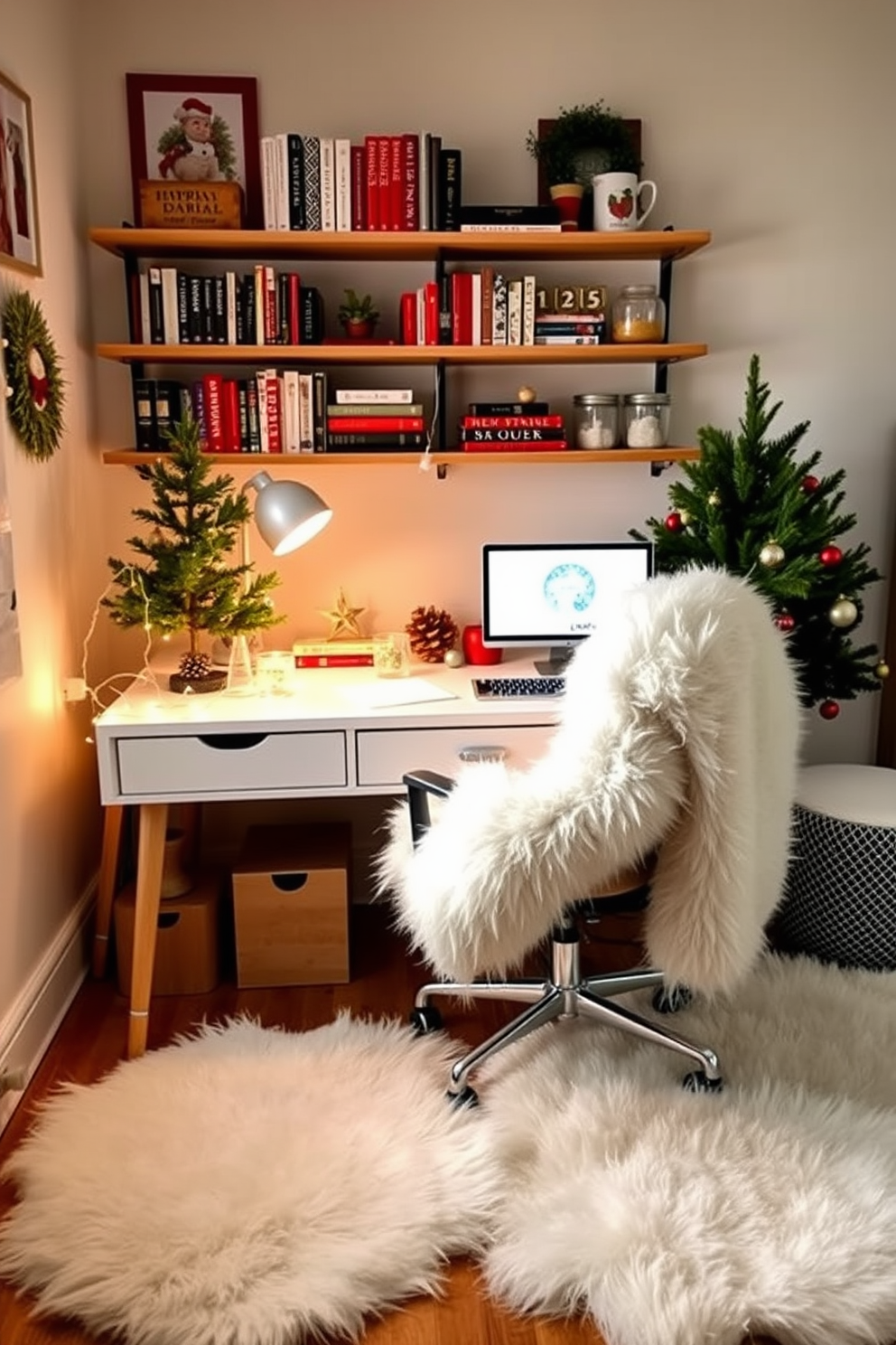 Home Office Christmas Decorating Ideas 17