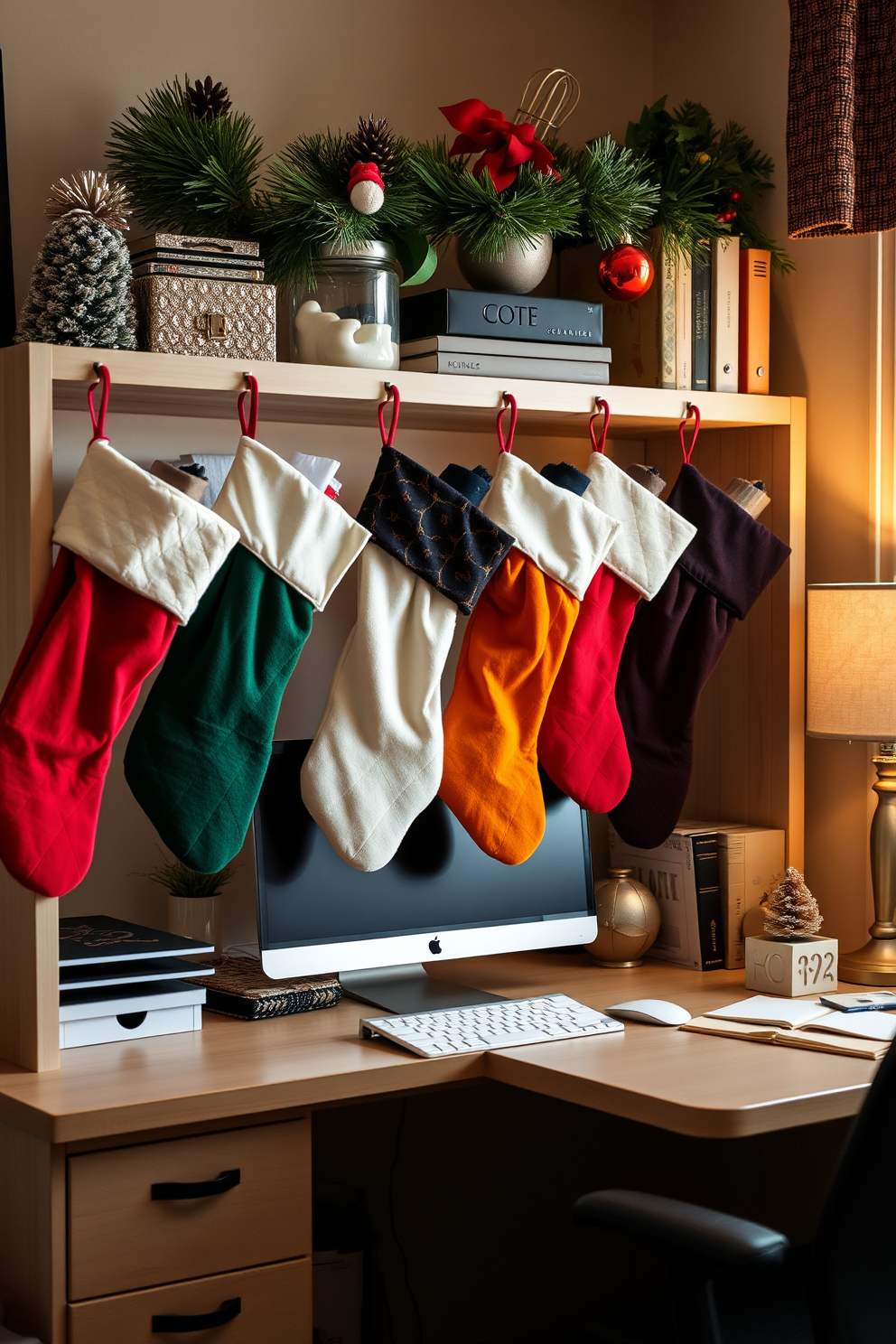 Home Office Christmas Decorating Ideas 21