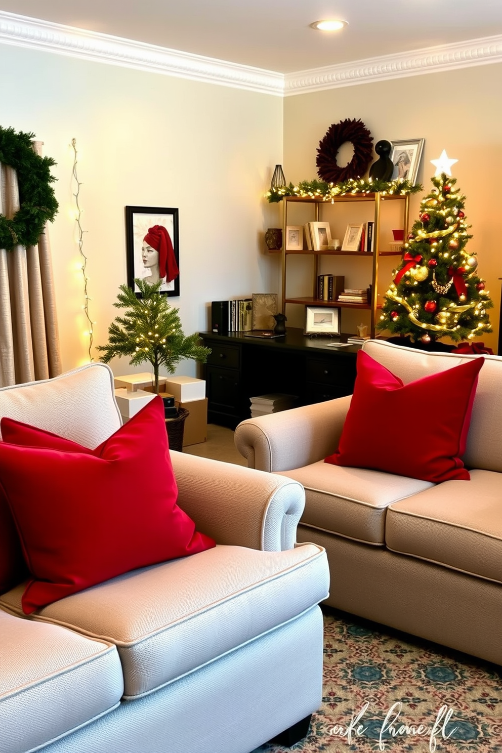 Home Office Christmas Decorating Ideas 9