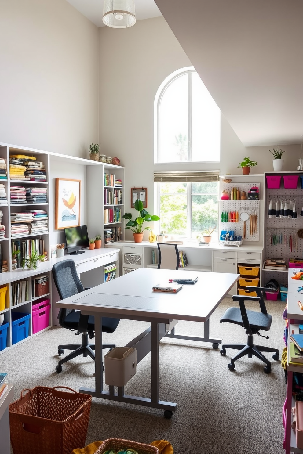 Home Office Craft Room Design Ideas 21