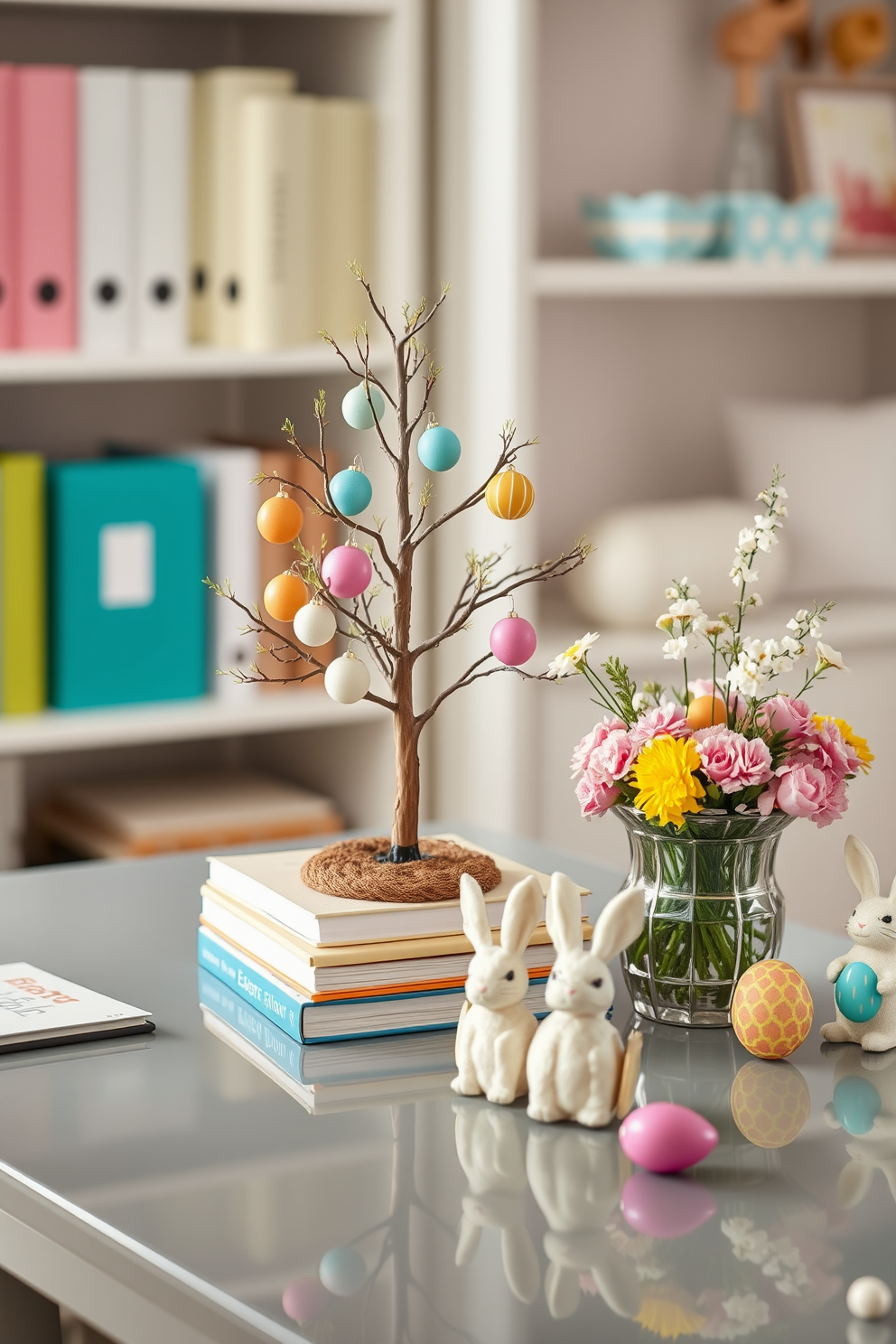 Home Office Easter Decorating Ideas 16