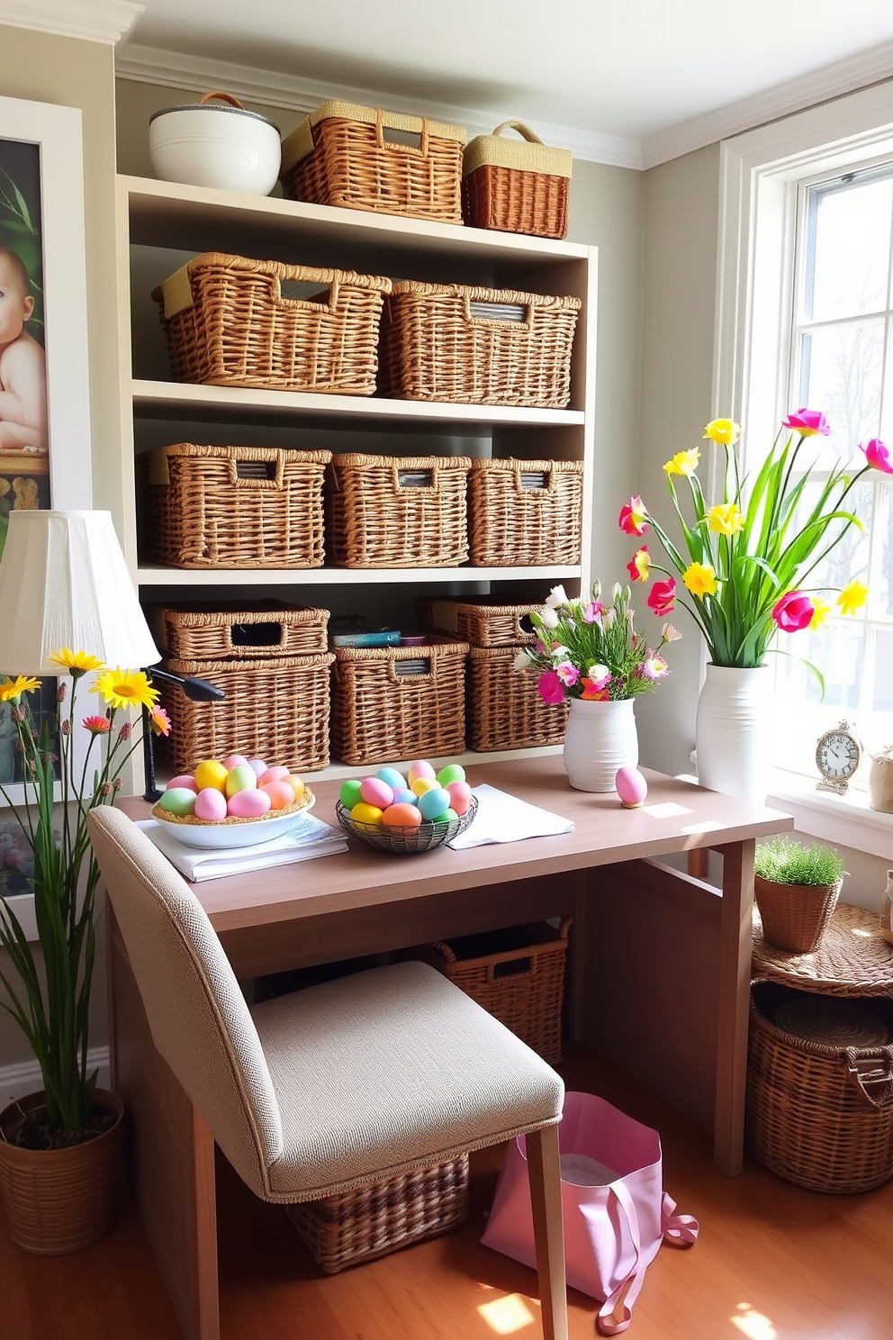 Home Office Easter Decorating Ideas 17