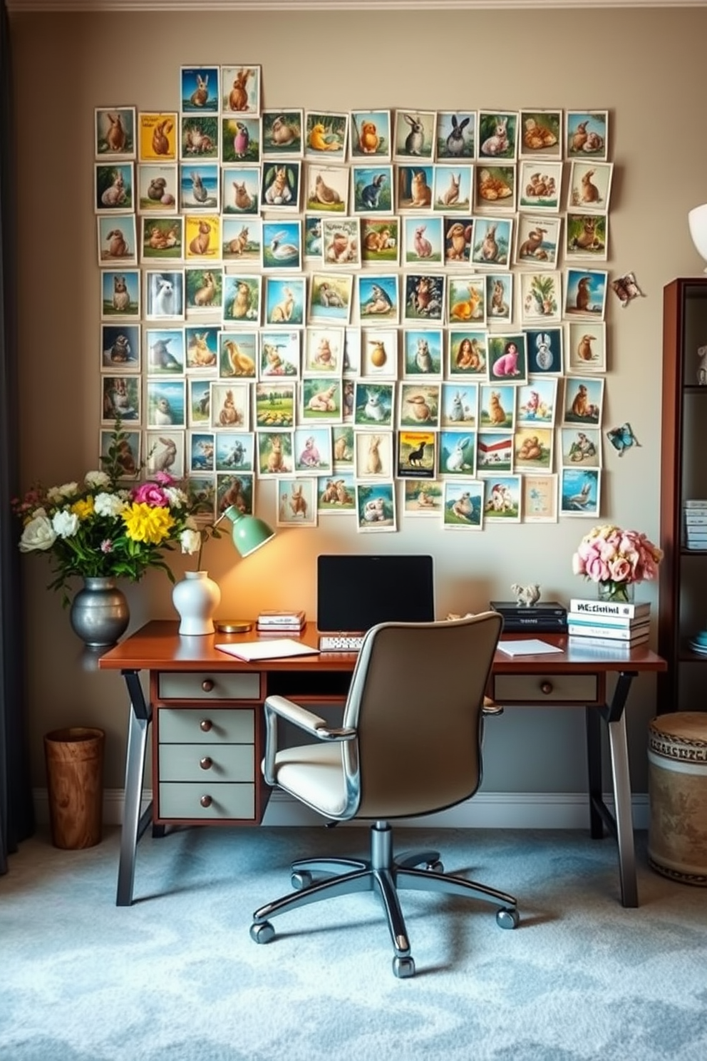 Home Office Easter Decorating Ideas 20