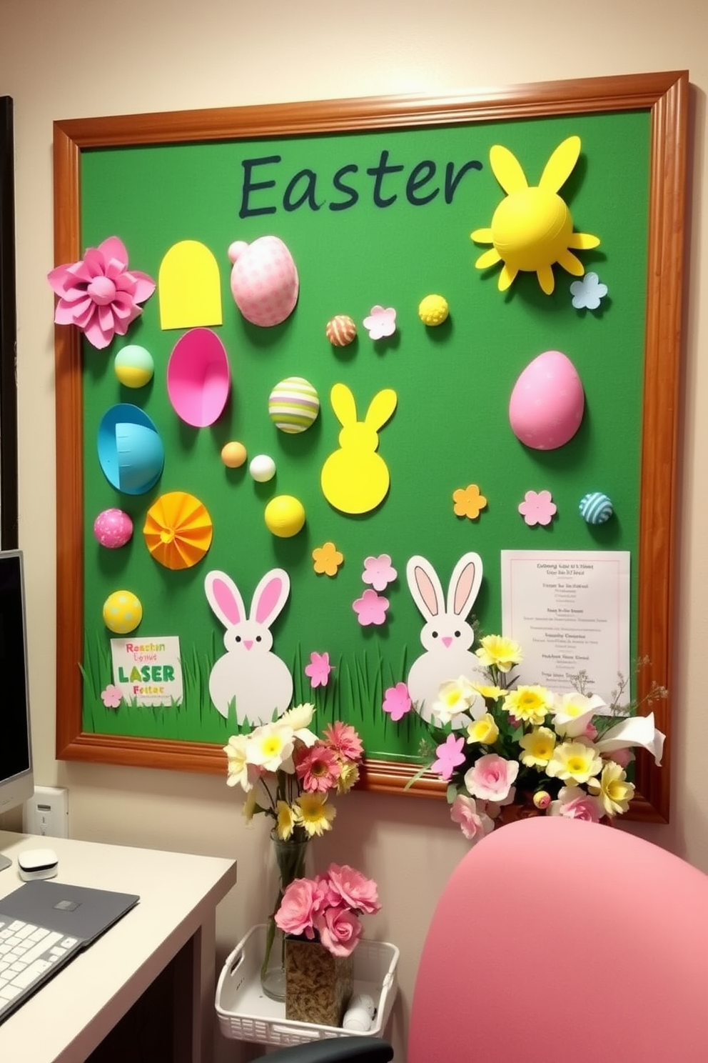 Home Office Easter Decorating Ideas 24