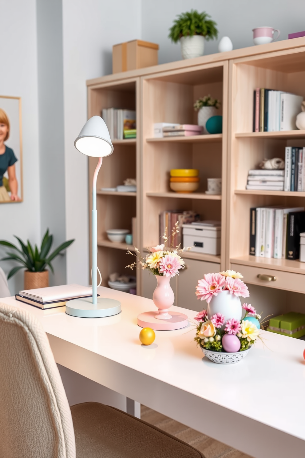 Home Office Easter Decorating Ideas 25