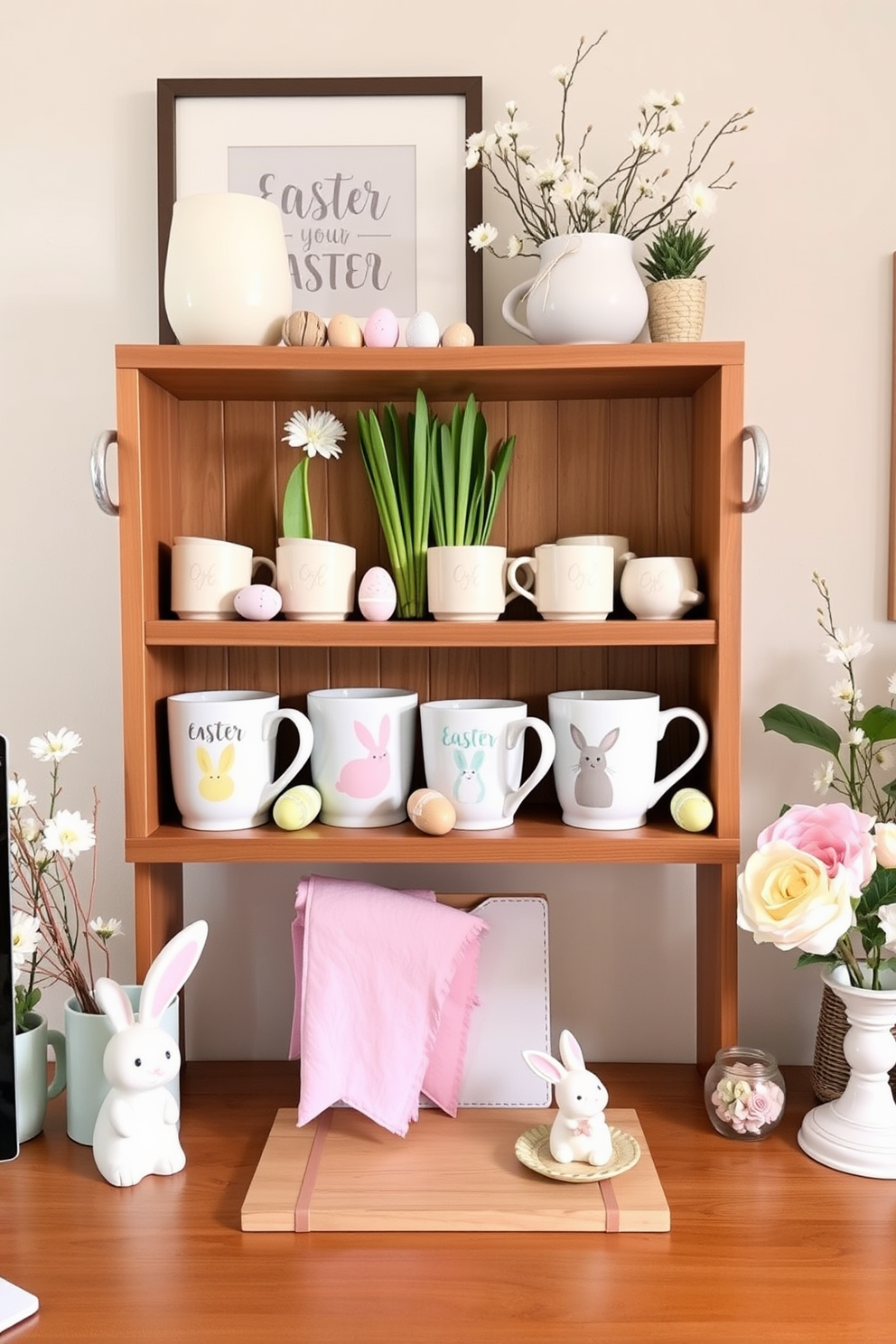 Home Office Easter Decorating Ideas 29