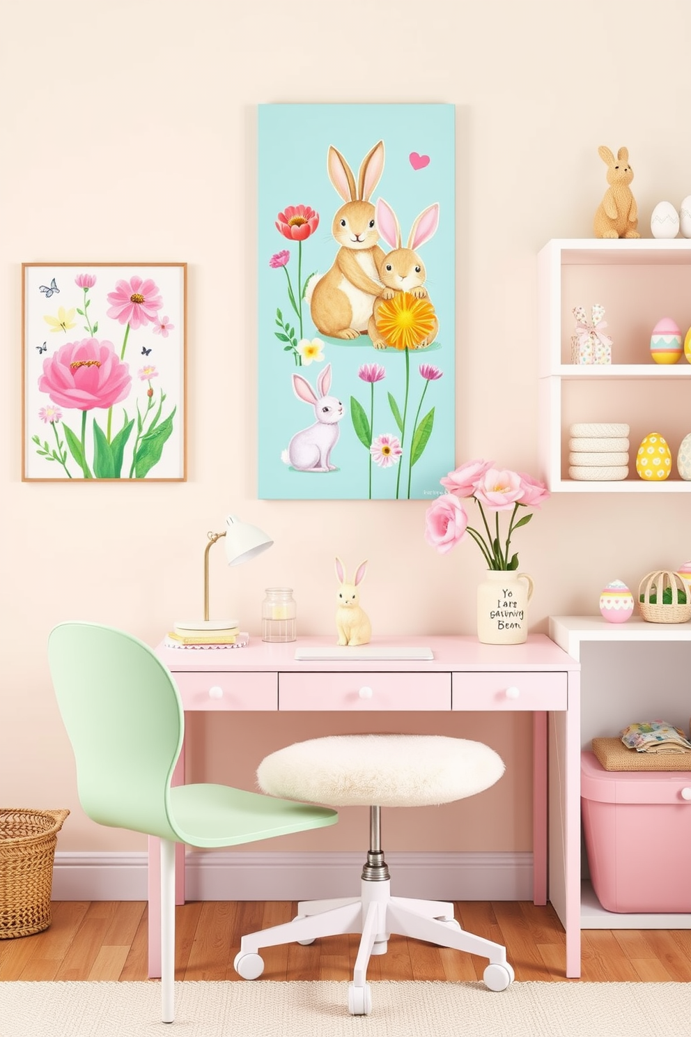 Home Office Easter Decorating Ideas 5