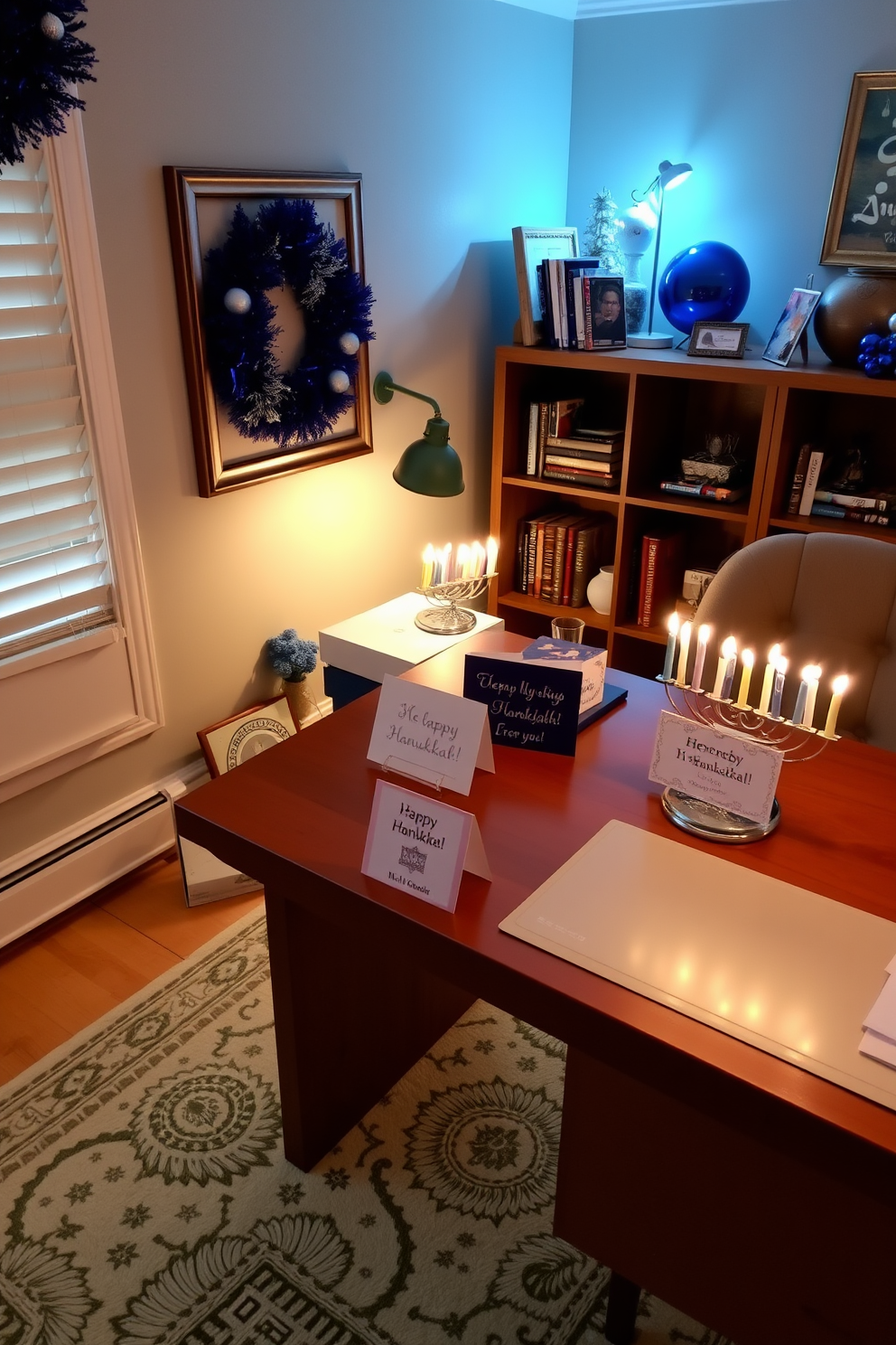 Home Office Hanukkah Decorating Ideas 10