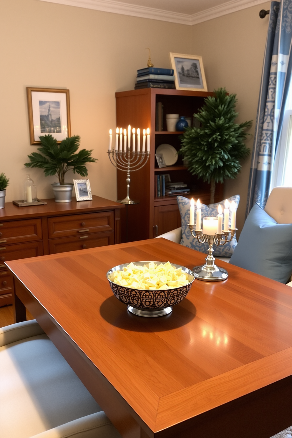 Home Office Hanukkah Decorating Ideas 12