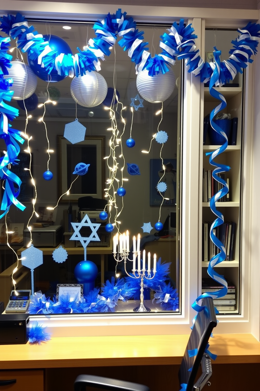 Home Office Hanukkah Decorating Ideas 16