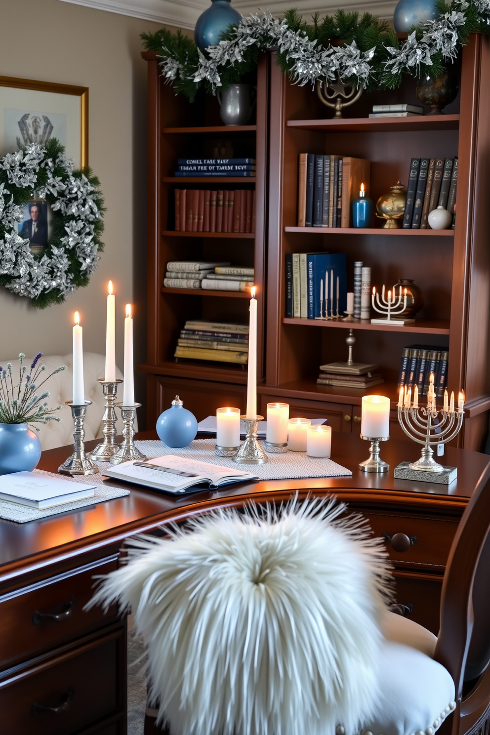 Home Office Hanukkah Decorating Ideas 20