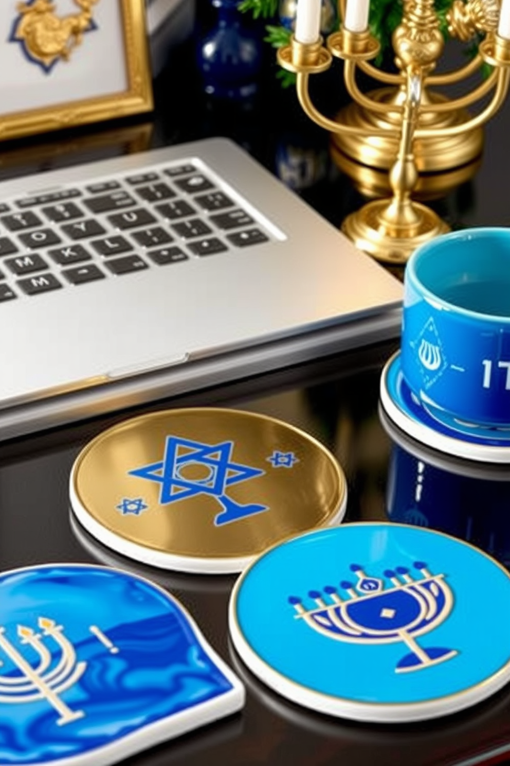 Home Office Hanukkah Decorating Ideas 26