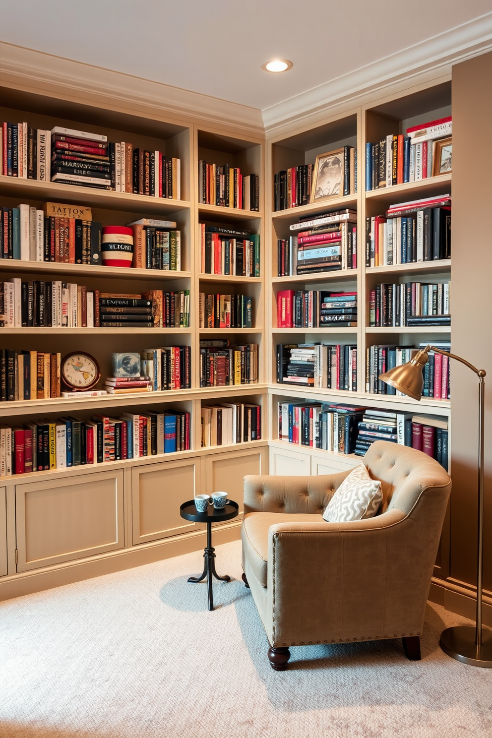 Home Office Library Design Ideas 15