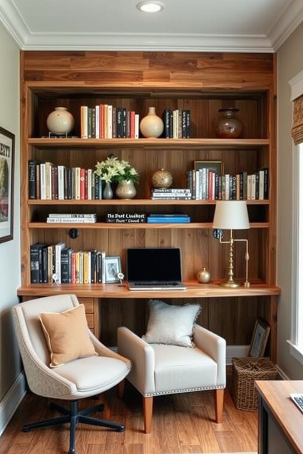 Home Office Library Design Ideas 24