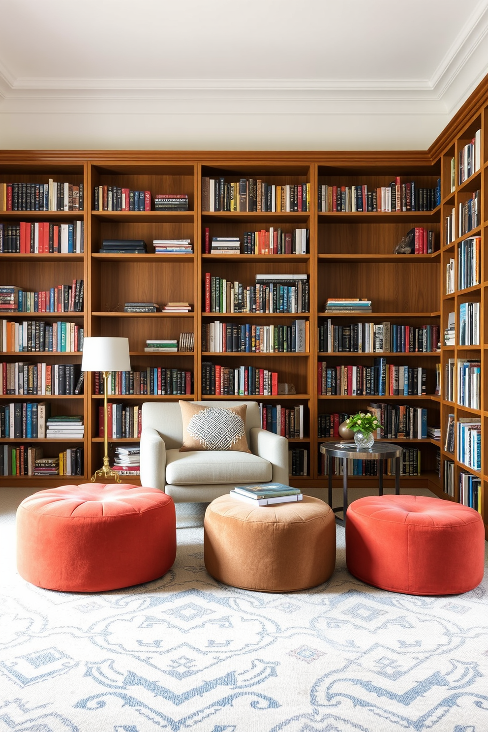 Home Office Library Design Ideas 29